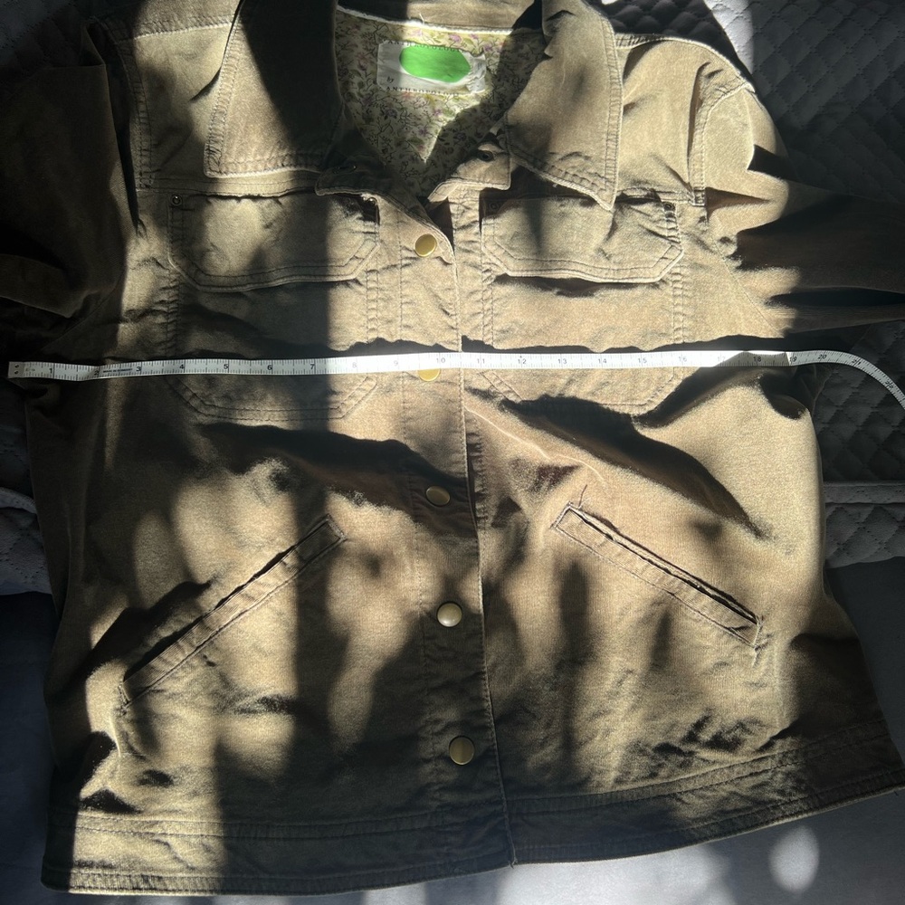 Anthropologie corduroy cropped jacket. Like new - Picture 5 of 11